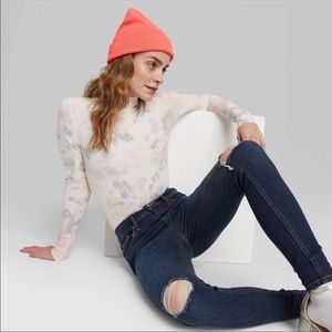 Wild Fable High-Rise Distressed Skinny jeans